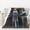 Black Clover Blanket Warm Comfortable Lovely For Womens Mens Kids