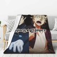 Black Clover Blanket Warm Comfortable Lovely For Womens Mens Kids