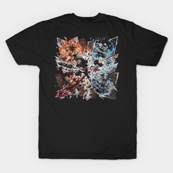 Black Clover Character Collage Art T-Shirt Sizes S-5Xl GooGate