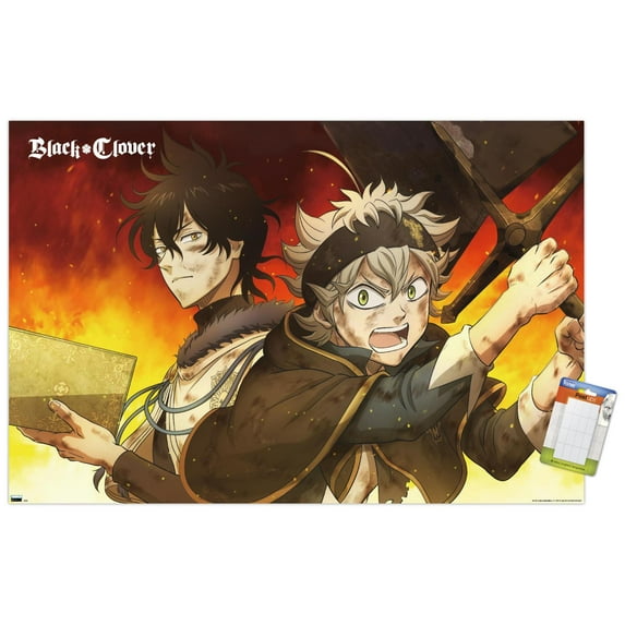 Black Clover - Duo Wall Poster, 14.725" x 22.375"