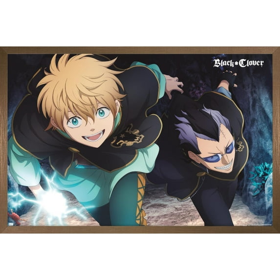 Black Clover - Fist Wall Poster, 14.725" x 22.375" Framed