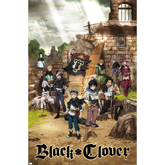 Black Clover - Group Wall Poster, 14.725" x 22.375"