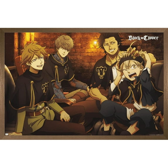 Black Clover - Light Wall Poster, 14.725" x 22.375", Framed