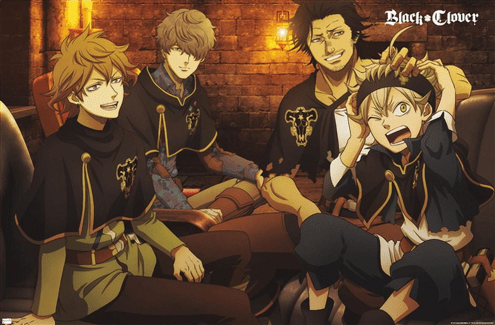 Black Clover - Light Wall Poster, 14.725" x 22.375"