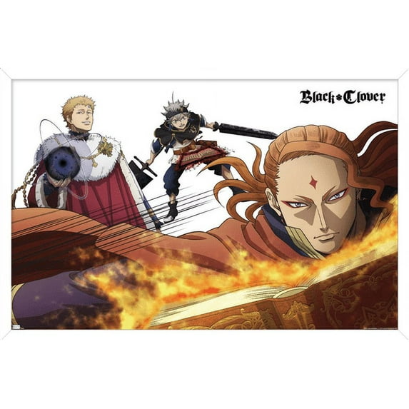 Black Clover - Trio Wall Poster, 14.725" x 22.375", Framed