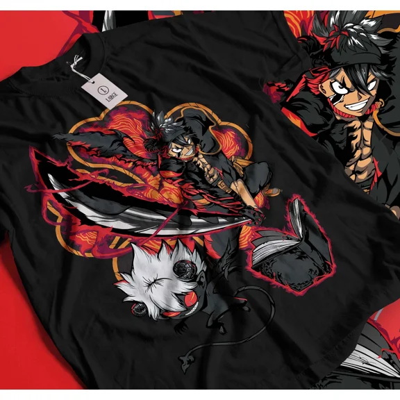 Black Clover Tshirt Asta Yami Sukehiro Yuno Tee Anime T-Shirt Luck Voltia 149 | eBay
