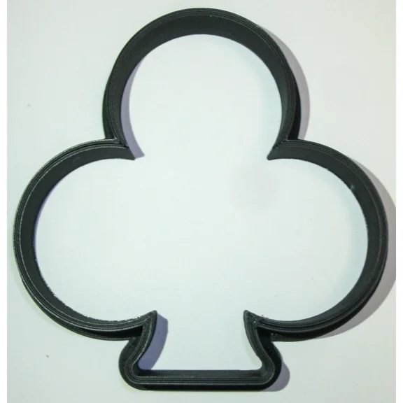 Black Club Playing Card Poker Blackjack Solitaire Rummy Cookie Cutter Usa Pr898