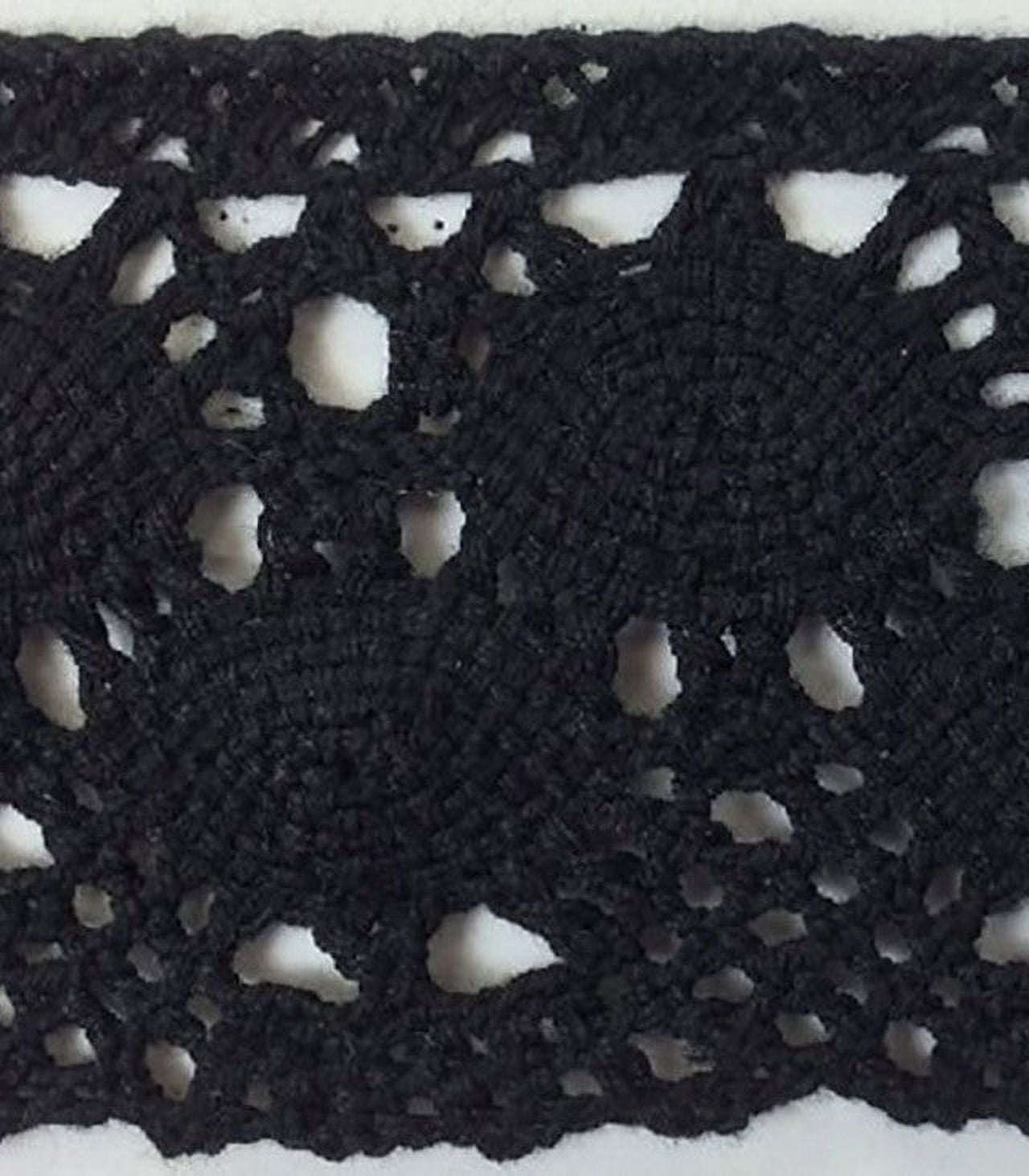 Black Cluny Lace--3"***SPECIAL SPOOL PRICE 60% OFF***