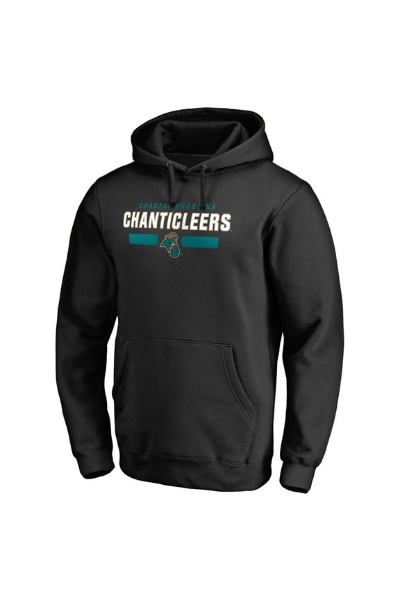 Black Coastal Carolina Chanticleers Team Strong Pullover Hoodie