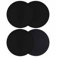 thumbnail image 1 of Black Coasters Set of 4, Absorbent Coasters for Drinks, Solid Color Farmhouse Black Coaster for Desk Coffee Table Protection, Home Decor House Warming Gifts 4", 1 of 8