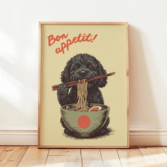 Black Cockapoo Kitchen Quote Wall Art Home Decor
