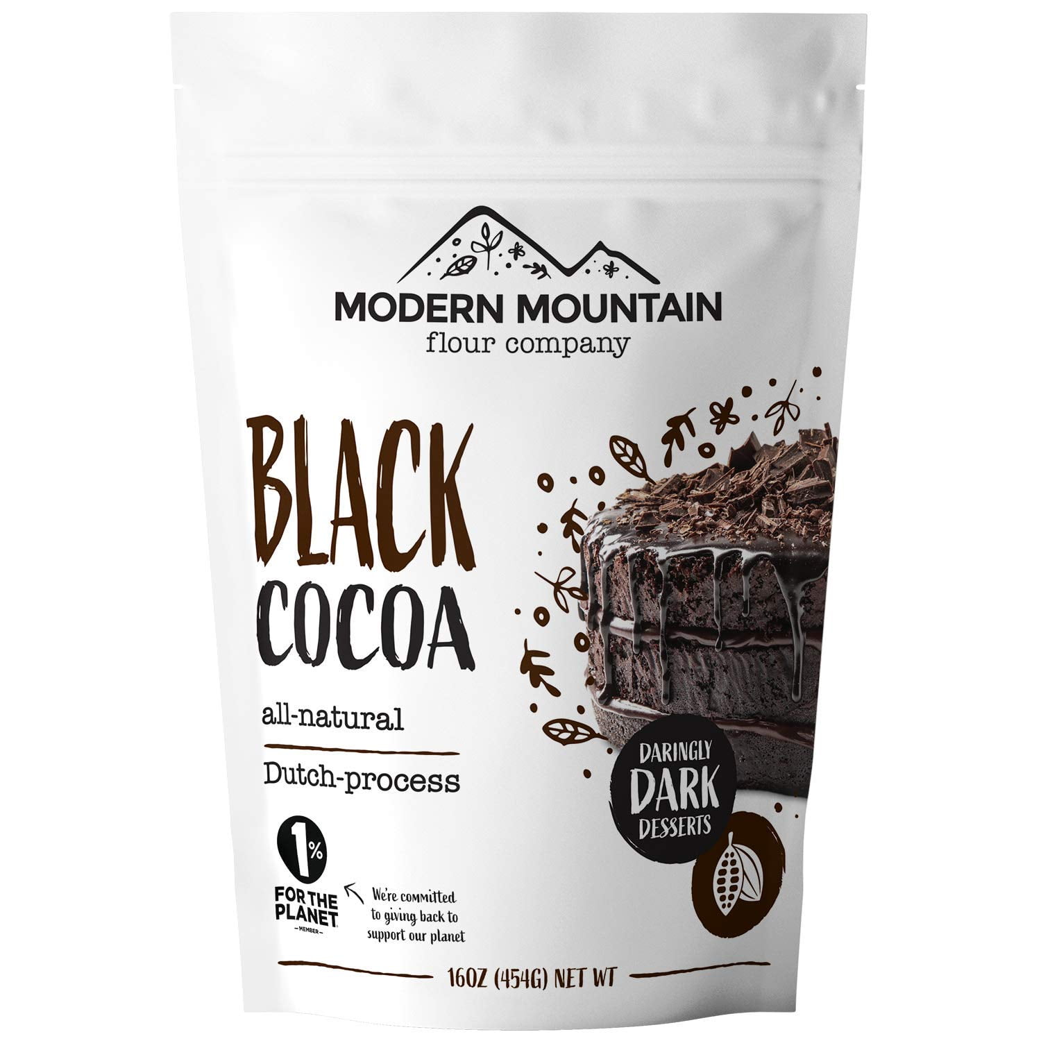 Black Cocoa Powder (1 lb) Dutch-Processed Cocoa, All-Natural Substitute for  Black Food Coloring, Extra Dark, Great for Baking the Darkest Chocolate  Baked Goods, Unsweetened 