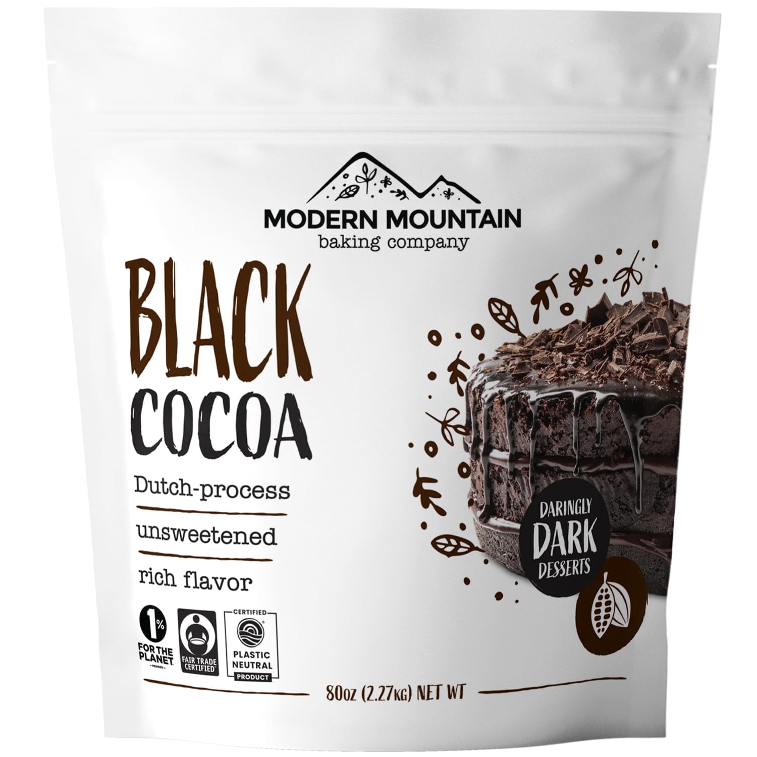 Black Cocoa Powder (5lb) – Extra Dark Dutch-Processed, Unsweetened ...