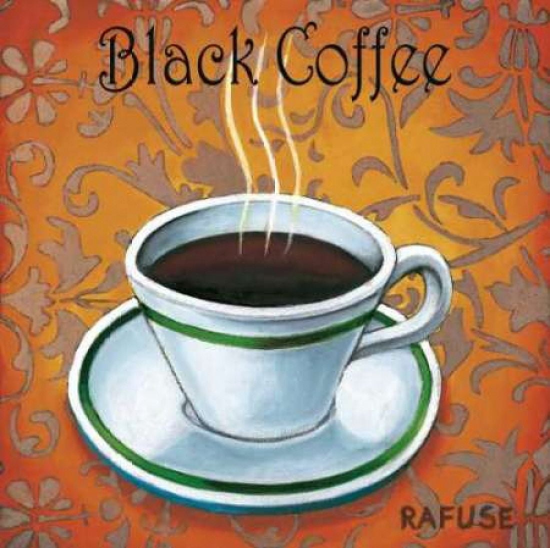 Black Coffee Canvas Art - Will Rafuse (24 x 24)
