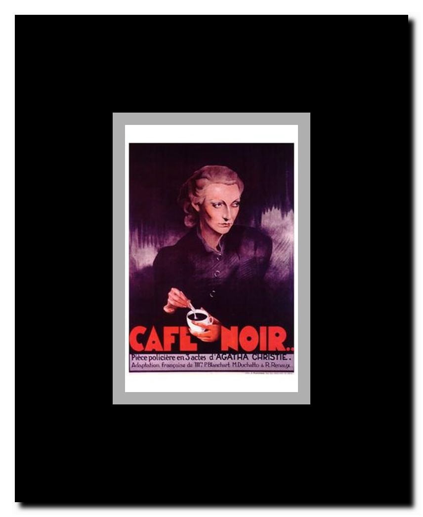 Black Coffee Framed Movie Poster