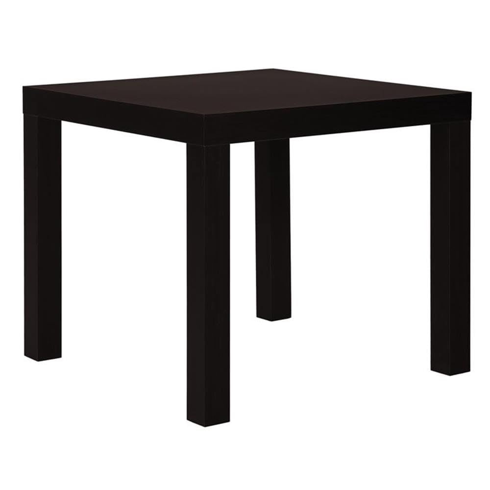 Black Coffee Table Parsons Living Room Coffee Table, Black Oak - Walmart.com