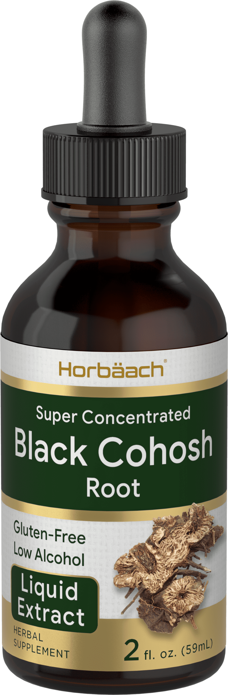 Black Cohosh Root Liquid Extract 2 oz Vegetarian by Horbaach