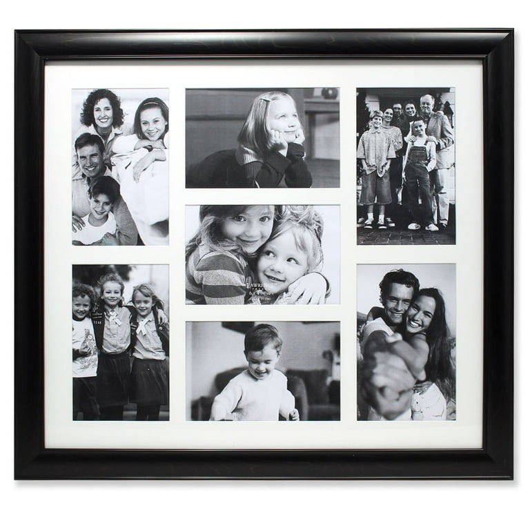 Black Collage Frame - Seven Opening 4x6 Gallery Frame - Walmart.com