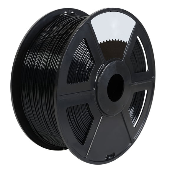 Black Color 3D Printer Filament 1kg/2.2lb 1.75mm PLA MakerBot RepRap