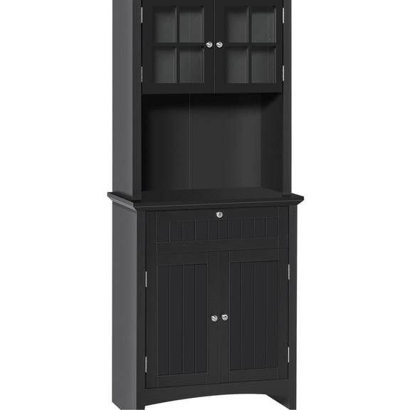 Black Color & Beadboard Panels | Fits Modern to Farmhouse Kitchens | Add Aesthetic Appeal to Your Space