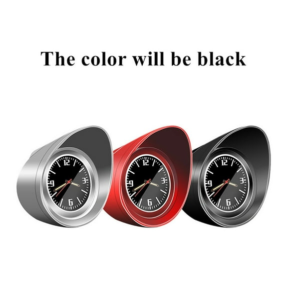 Black Color Car Truck Interior Dashboard Clock Automotive Luminous Backlight