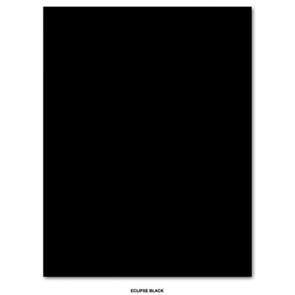 Black Color Card Stock Paper, 80lb / 218gsm 8.5 X 11 Inches - 25 per pack