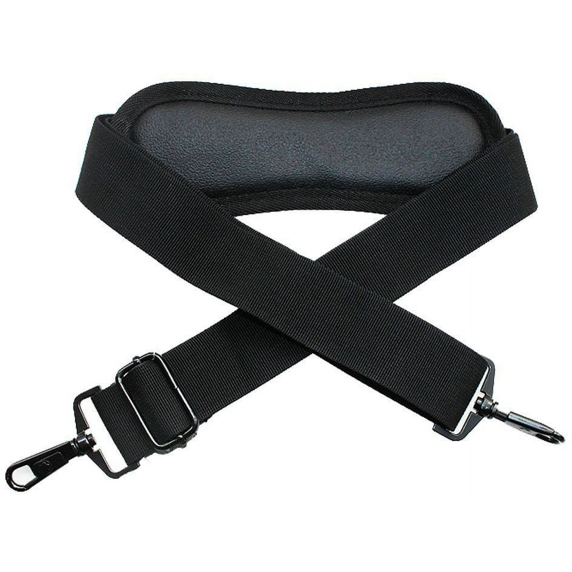 Adjustable Padded Replacement Shoulder Strap with Metal Swivel Hooks f