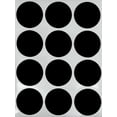 thumbnail image 1 of Black Color Sticker Sheets 1.5 inch (38 mm) Round Color-Coding Labels - 1296 Pack by Royal Green, 1 of 6