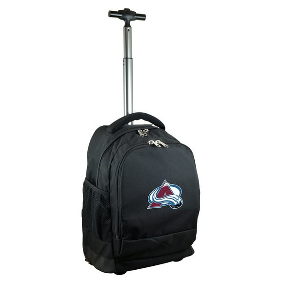 Black Colorado Avalanche 19'' Premium Wheeled Backpack