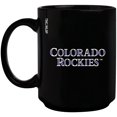 thumbnail image 1 of Black Colorado Rockies 15oz. Primary Logo Mug, 1 of 2