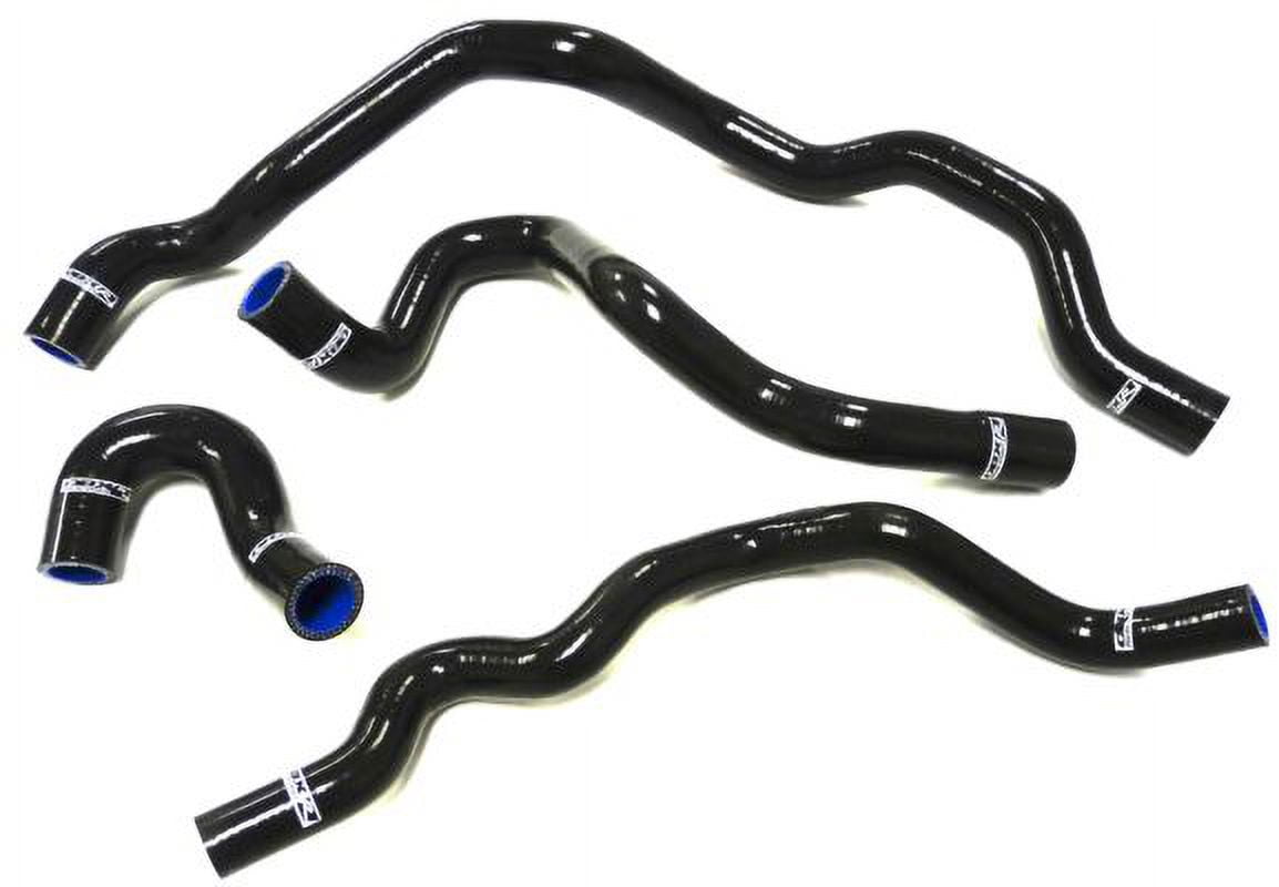 Black Colored Radiator Hose Fitment For 12 thru 13 Mazda 3/ Mazdaspeed