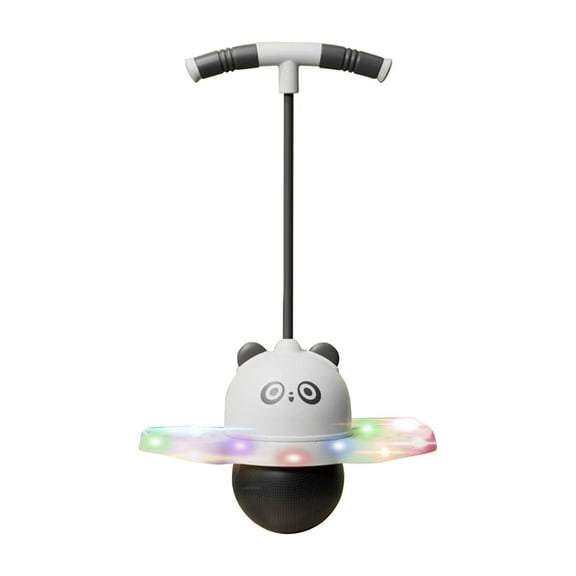 Black Colorful Led Jumping Ball For Children And Adults Hopper Toy With Pump Up To 110Kg Outdoor Active Play