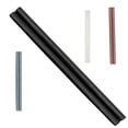 thumbnail image 1 of Black Comfort 2 Sided Door Draft Stopper for Bottom of Door - Keeps Cold Air in & Heat Out 100% Sound Proofing Strip Gap Filler Quick Install Noise Blocker Sweep for Home, 1 of 5