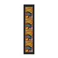 thumbnail image 1 of Black Comic Book Frame with Black Mat - 4 Openingss to Display 4 6.875"x10.5" Current Era Comic, 1 of 7