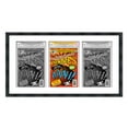 thumbnail image 1 of Black Comic Book Frame with White Mat - 3 Openings to Display 3 CGC, CBCS or PGX Graded Comic Books, 1 of 8