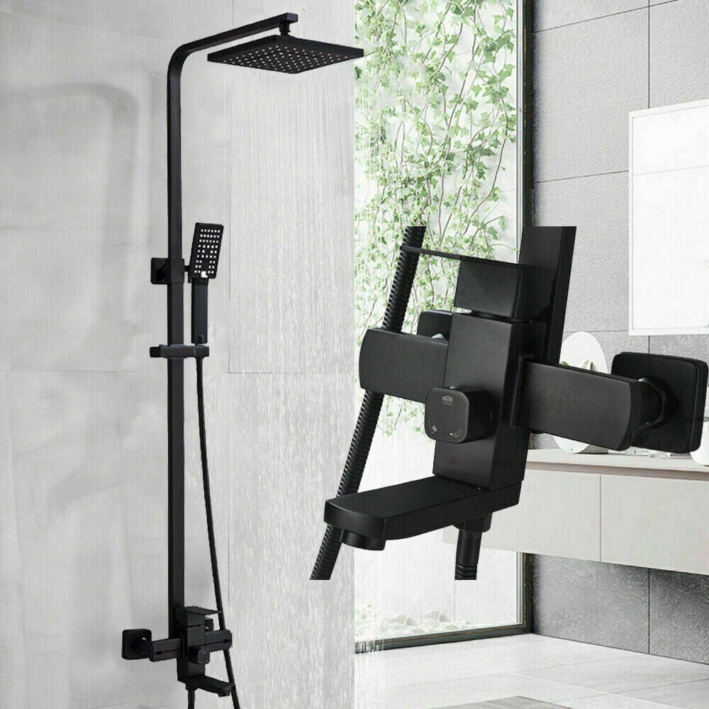 Black Complete Shower System 8