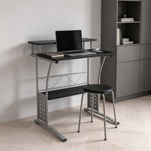 Black Computer Desk.