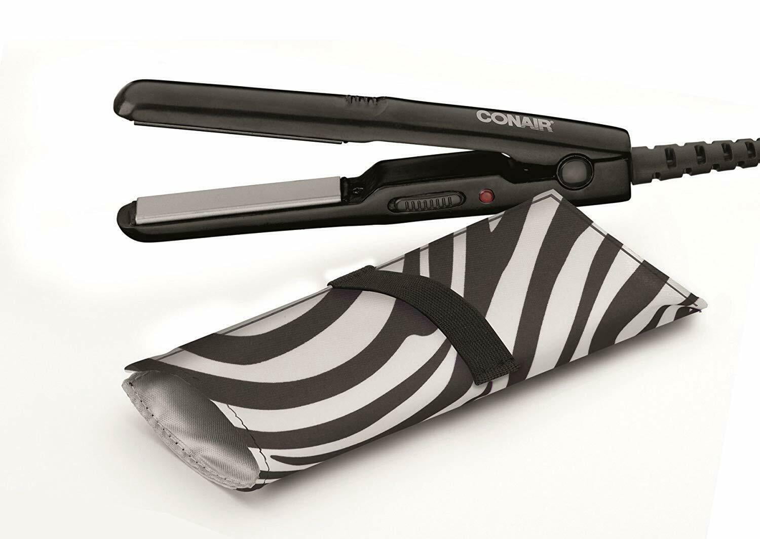 Conair Mini Black Hair Straightener Conair Mini Pro CS80XAC 1/2-Inch Hair Straightener, 56°F  main image 3