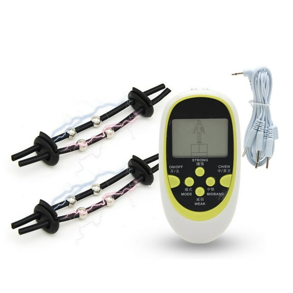 Black Conductive Rings Beads Massage Body Massager Kit