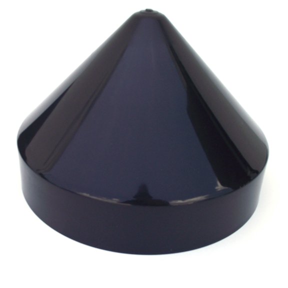 Black Cone Dock Piling Cap / Piling Cover from 6" to 13"- - Black-Cone-12.5 Inch