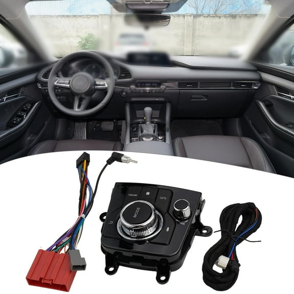Black Console Control Switch BHN1-66-CM0C For Mazda 3 For Axela 2014-2019 Car Center Console Controllor Button Replacement