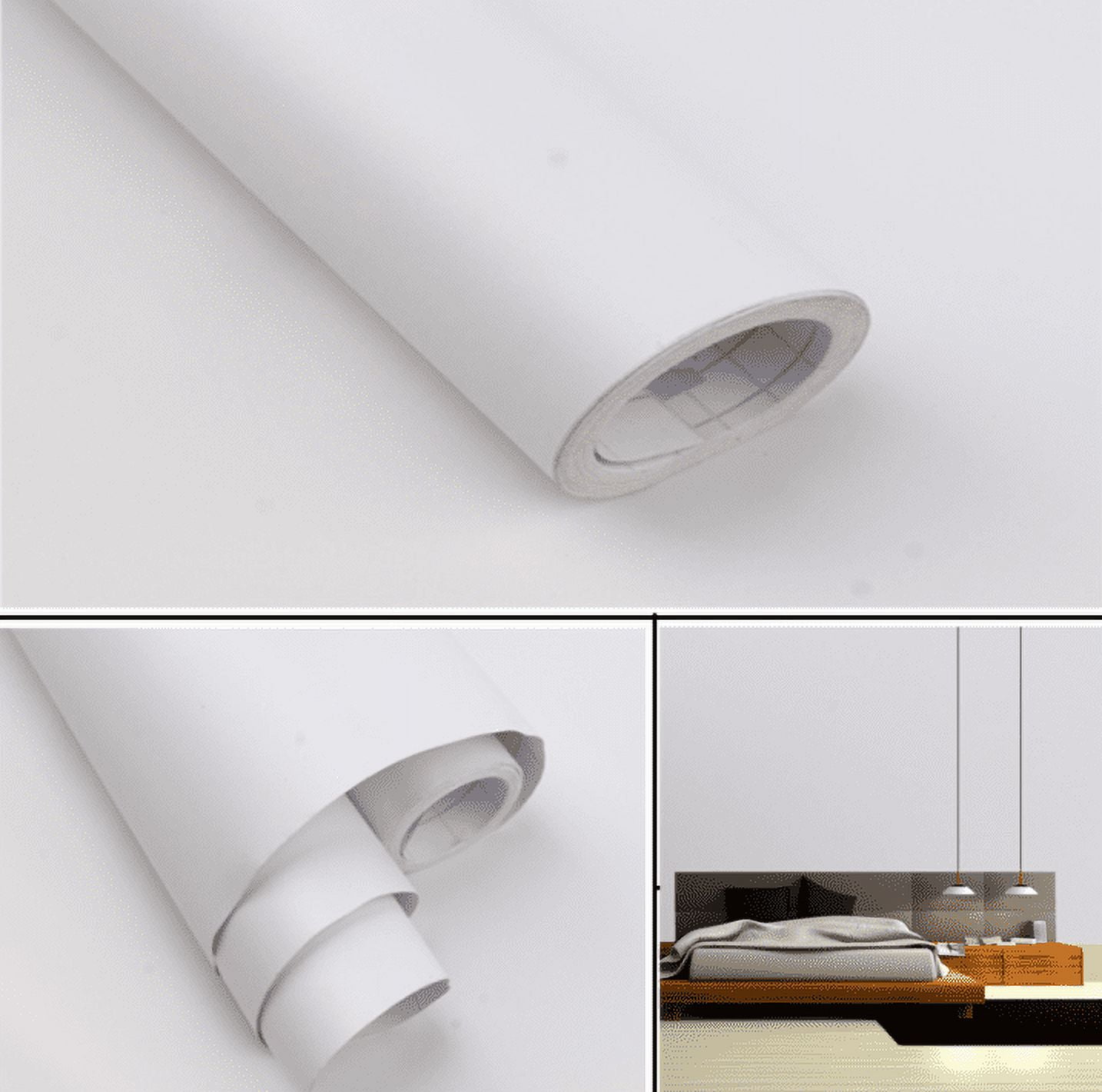 Contct Paper Black Contact Paper Peel and Stick Wallpaper for Shelf Liner Cabinet ...