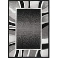 thumbnail image 1 of Black Contemporary Bordered 6x8 Area Rug Rugs Modern Carpet - Actual Size 5' 2" x 7' 4", 1 of 6