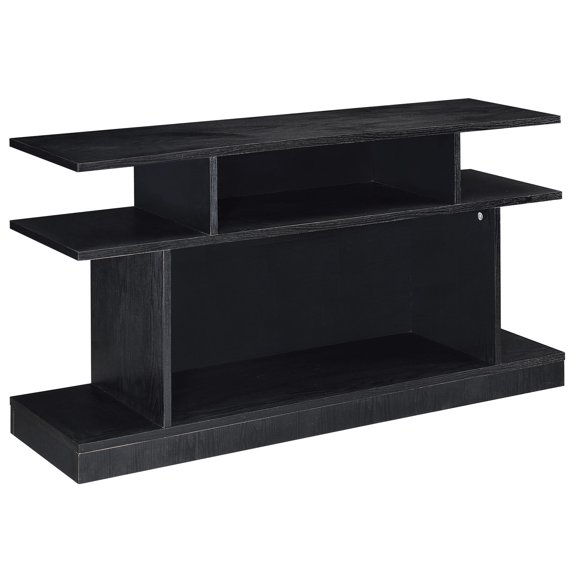 Black Contemporary - Surface for Photo Frames - Living Area - Organized Storage