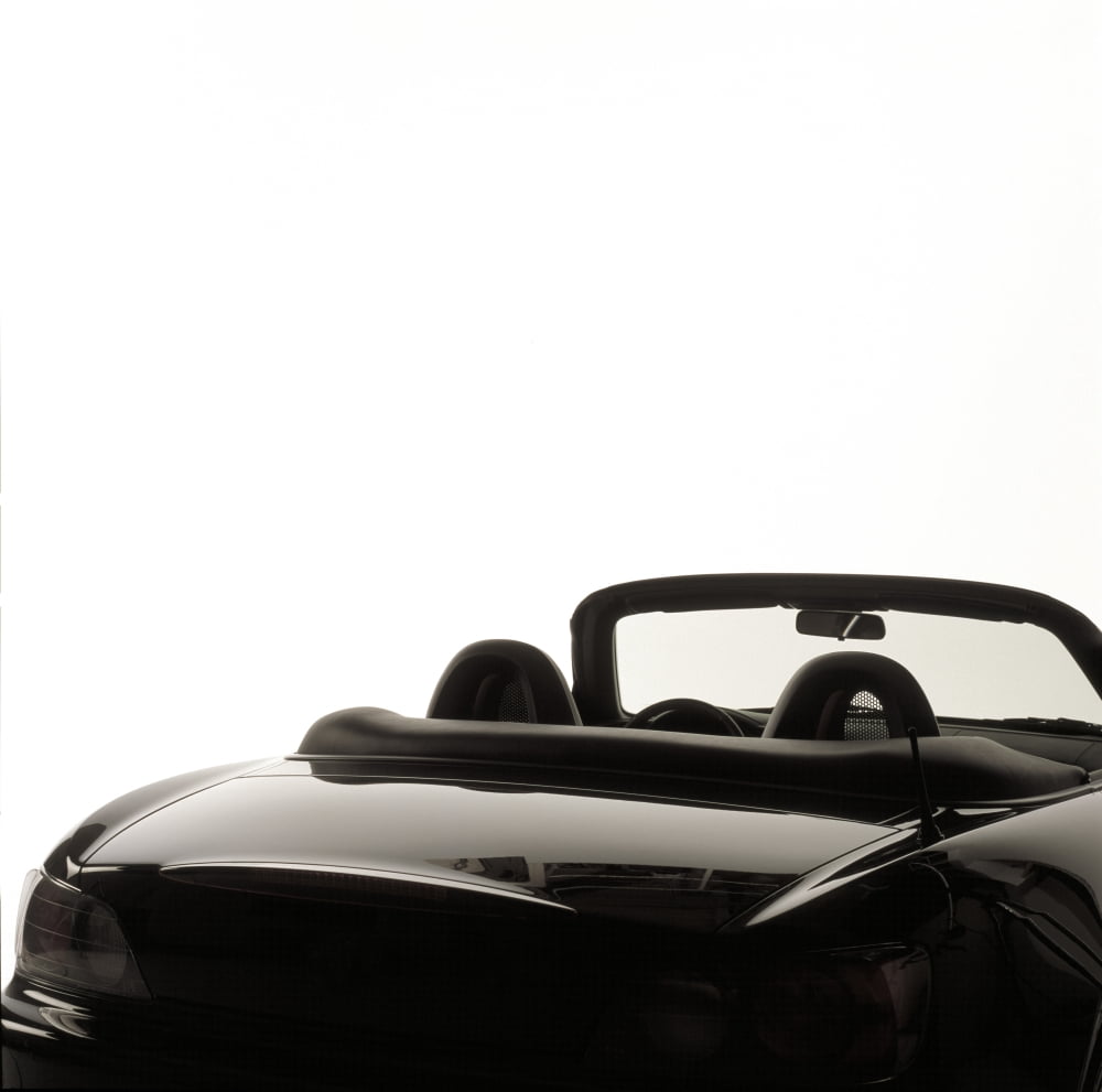 Black Convertible Car Canvas Art - Michael Rafelson Design Pics (15 x 14)