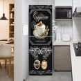 thumbnail image 1 of Black Cool Refrigerator Stickers Full Door Mural Cover Adhesive PVC Photo Wallpaper Sticker for Frid, 1 of 5