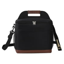 Black Cooler Backpack Soft Insulated Leak Proof Backpack Cooler For Picnic Camping Beach Hiking 0.82 Pounds 11.8X8.2X10.2 Inches Portable Lunch Backpack