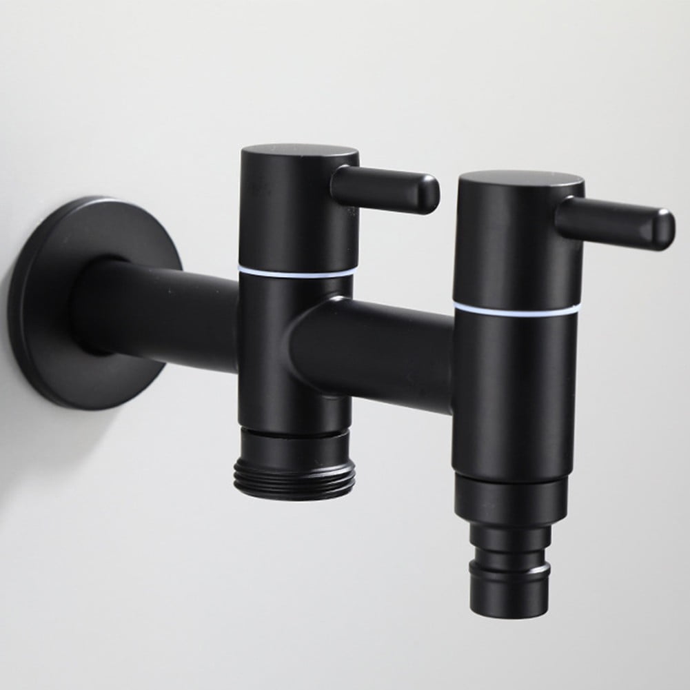 Black Copper Finished Washing Machine Outdoor Garden Faucet Tap Water
