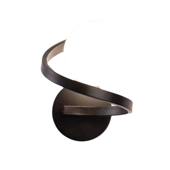 Black Copper Indoor Bedroom LED Wall Lights with Bulb for Bedside Bedroom Nordic LED Wall Lamp Wall Sconce Decro