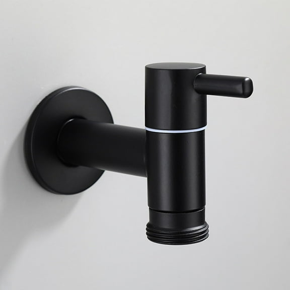 Black Copper Outdoor Garden Faucet Tap Water Bibcock with Anti Rust Finish